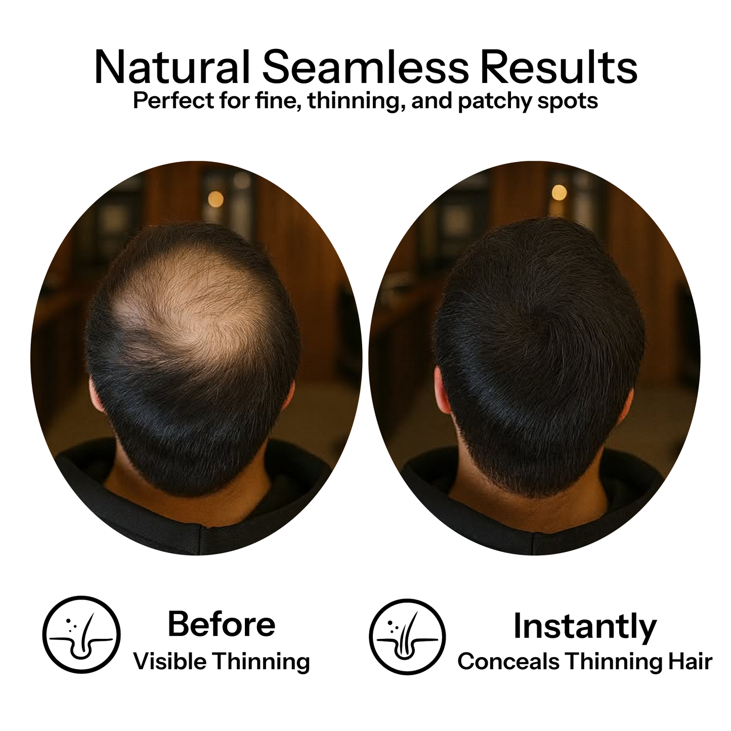 CrownUP Hair Building Fibers – Light Brown 27.5g (Keratin Hair Thickener)